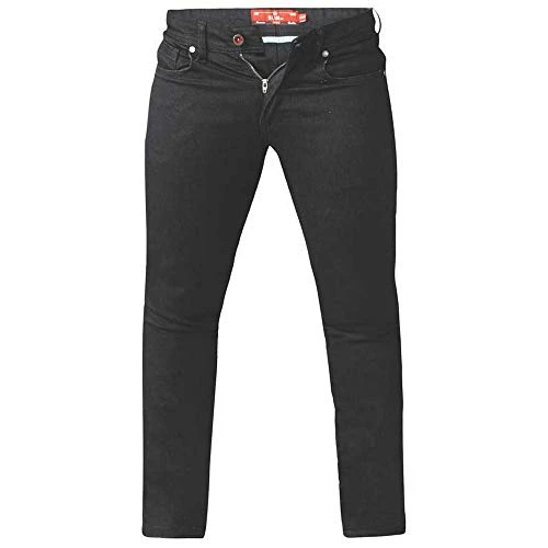 Men's Claude Slim Fit Stretch Jeans in Black 32R