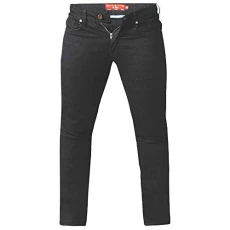 Men's Claude Slim Fit Stretch Jeans in Black 32R