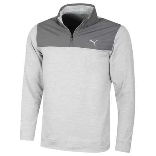 Mens Cloudspun Quarter Zip Top Shade/Rise M