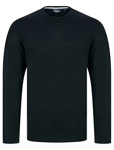 Men's Colmenar Crew Neck Knitted Jumper Black