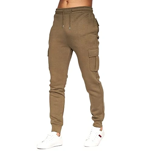 Men's Combast Sweatpants, Dusty Olive, L UK