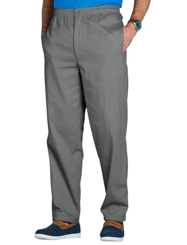 Men's | Comfort Fit Cotton Rugby Trousers | Elasticated Waistband with Drawcord | Comfort Fit Casu