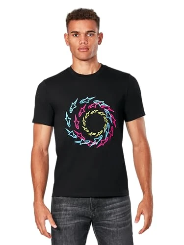 Men's Concentric CSF Tee T-Shirt, Black, M