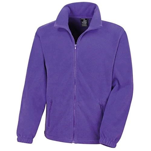 Mens Core Fashion Fit Outdoor Fleece Jacket (2XL) (Purple)