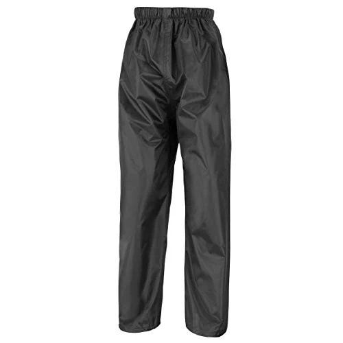 Mens Core Stormdri Rain Over Trousers / Pants (XL) (Black)