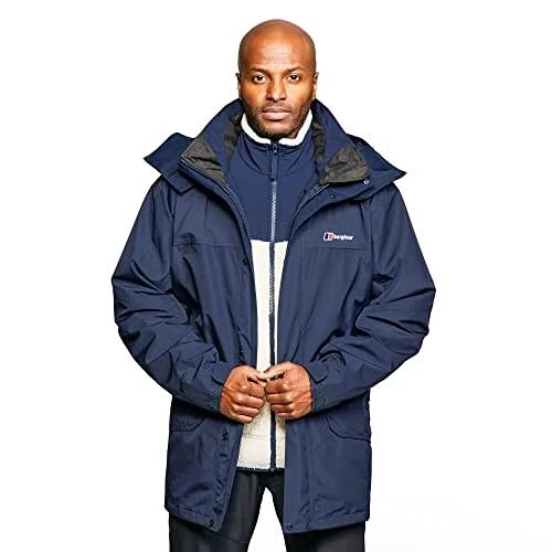 Mens Cornice Iii Interactive Jacket, Durable, Breathable Rain Coat Gore-Tex Waterproof Shell, Dusk, 