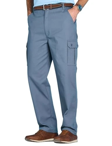 | Men's | Cotton Cargo-Style Trouser | Functional and Stylish Men's Pants | Airforce