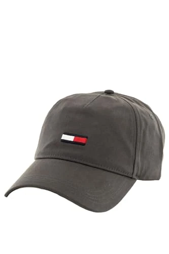 Men's Cotton Embroidered Logo Cap, grey, One Size
