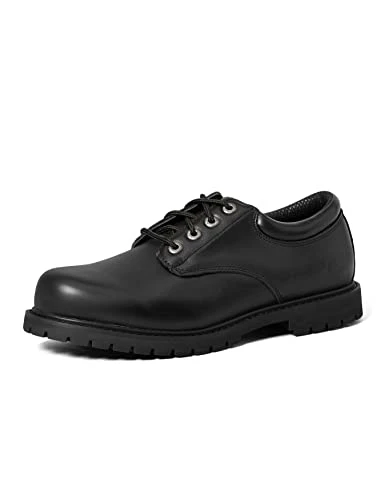 Men's Cottonwood Elks Oxfords, Black Black Leather Blk, 9 UK