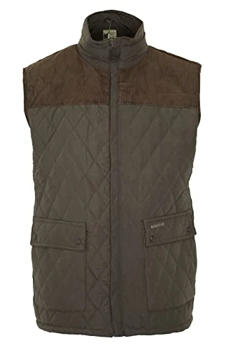 Mens Country Estate Arundel Fleece Lined BodyWarmer Olive L