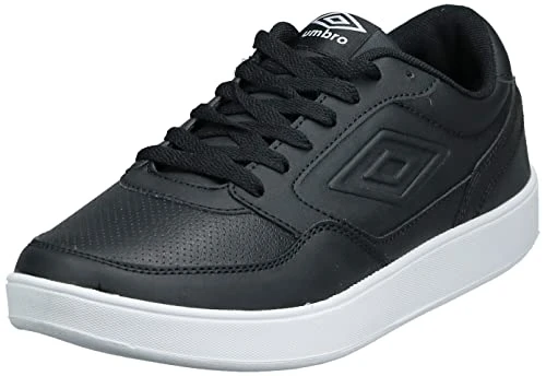 Men's Court Cupsole Lo Sneaker, Black/White, 8.5 UK