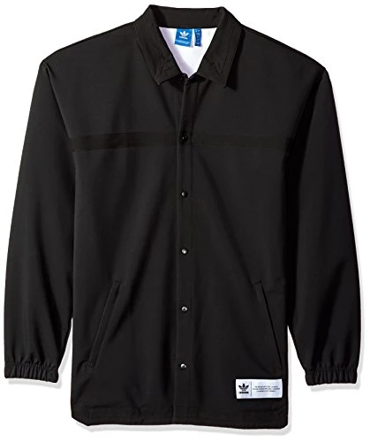 Men's Cr8 Coach Jacket, Black, Large