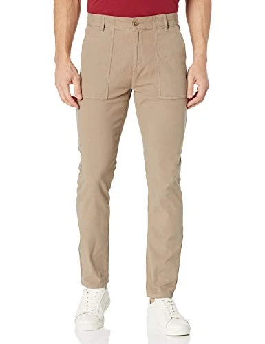 Men's Cragmont Utility Trouser Slim Fit Pant, Clean Khaki, 33