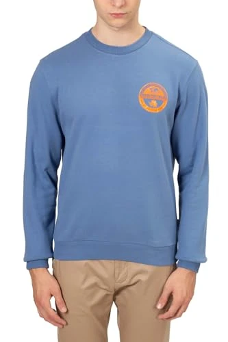 - Men's Crew Neck Bollo Sweatshirt - Size XXL, sky blue, XXL