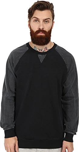 Mens Crew Neck Jumper, Charcoal, X-Large