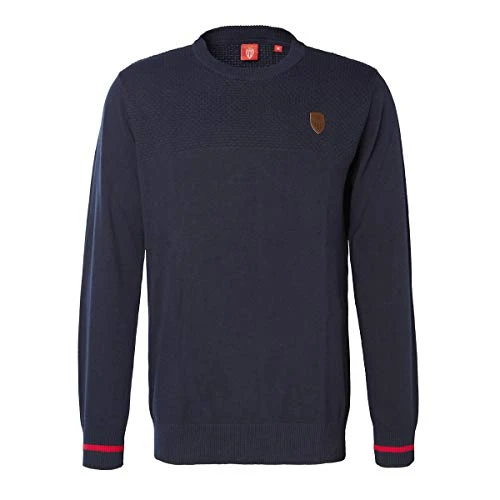 Men's Crew Neck Jumper, mens, ASM0150, blue, L