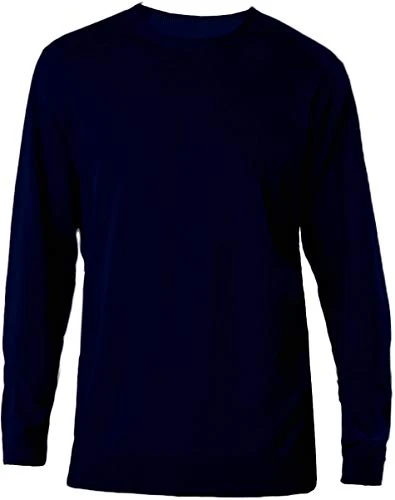 Men's Crew Neck Jumper - Navy, L, Men