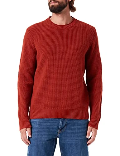 Men's Crew neck jumper Sweater, copper, 46