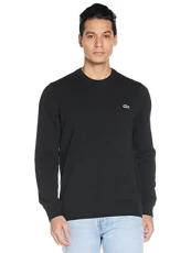 Mens Crew Neck Sweater Black