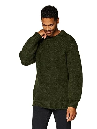 Men's Crew Neck Sweater, Kombu Green, M