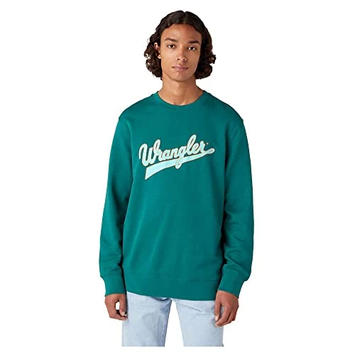 Men's Crew neck Sweatshirt, Bayberry Green, XL