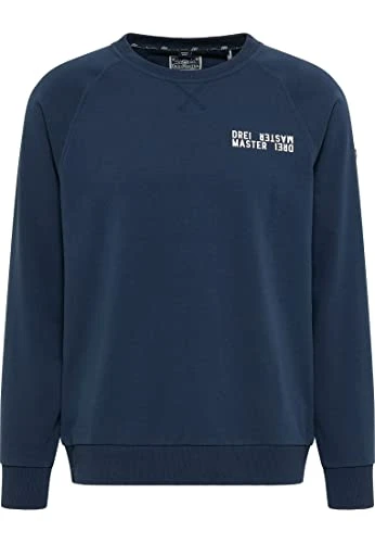 Men's Crew Neck Sweatshirt, Dark Navy, XL