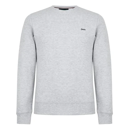 Mens Crew Neck Sweatshirt Grey XL