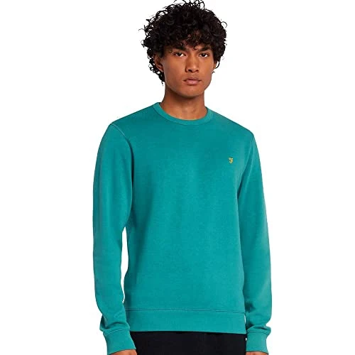 Mens Crew Sweatshirt Mallard Green L