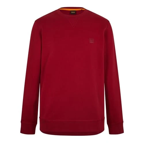 Mens Crew Sweatshirt Red L