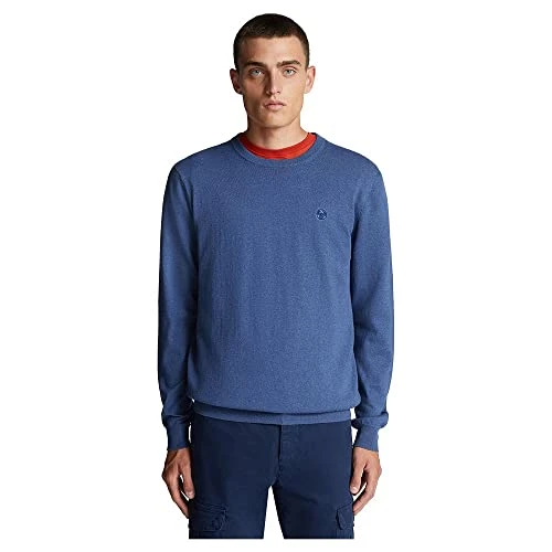 Men's Crewneck 12 GG Sweater, Denim Blue Melange, S