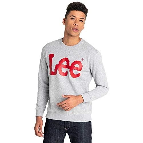 Men's Crewneck SWS Sweatshirt, Grey (Grey Mele Mp), X-Large