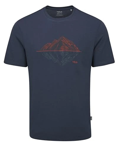 Men's Crimp Reflection Tee Short Sleeve Graphic T-Shirt for Hiking, Trekking, & Everyday Use - Tempe