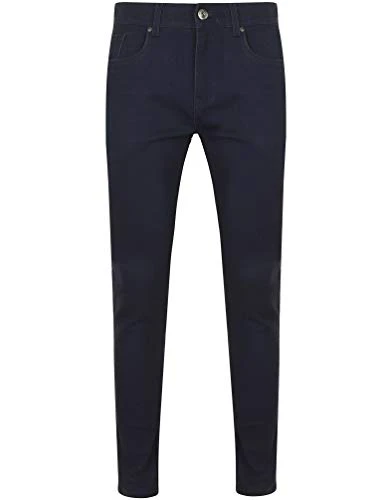 Men's Crosley Skinny Fit Denim Jeans with Stretch Fit - Midnight Blue - 28W x 32L
