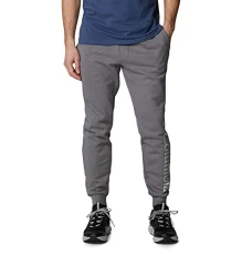 Men's CSC Logo Fleece Jogger II, City Grey Heather/ Grey, 2X Big