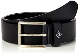 Men's D1. Logo Leather Belt, Black, 80cm / 32W Men's D1. Logo Leather Belt, Black, 80cm / 32W