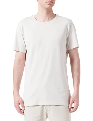 Men's David Crew Neck T-Shirt, 140002/Pumice Stone, M