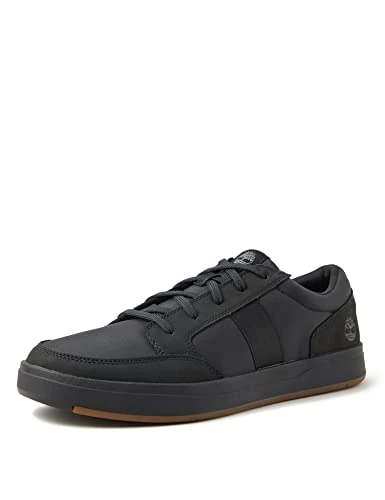 Men's Davis Square F/L Ox Sneaker Basic Low Top, Black Nubuck, 7 UK