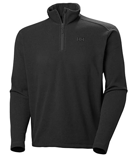 Mens Daybreaker 1/2 Zip Fleece Jacket, L, Black