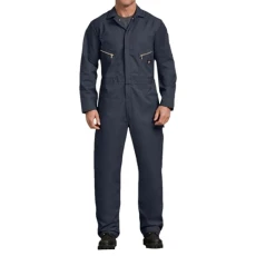 Men's Deluxe Blended Coverall Work Utility, Dark Navy, X-Large Tall