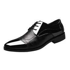 Men’s Derby Lace-up Shoes, Suit Shoes, Oxford Shoes, Business Artificial Leather Shoes, Tuxedo sho