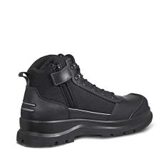 Men's Detroit Rugged Flex™ Reflective S3 Zip Safety Boot, Black, 41