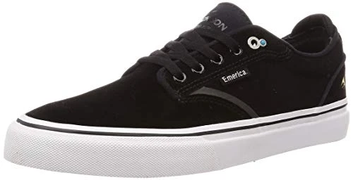 Men's Dickson Skate Shoe, Black/White/Gold, 10 UK