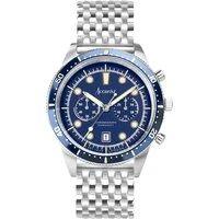 Men's Dive Chronograph Windermere Blue Dial Watch - Silver