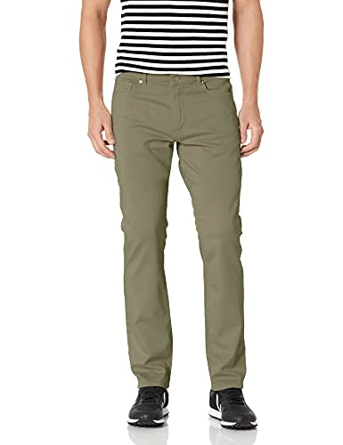 Men's Dl Ultimate Knit Russell-Slim Straight Fit Leg Jean, Coastal Plain, 38W x 34L