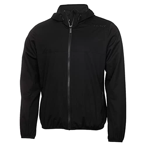 Mens Down Wind Stretch Jacket - Triple Black - L