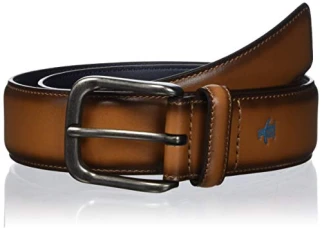 Men's Dress Casual Leather Belt, Luggage, 30 Men's Dress Casual Leather Belt, Luggage, 30