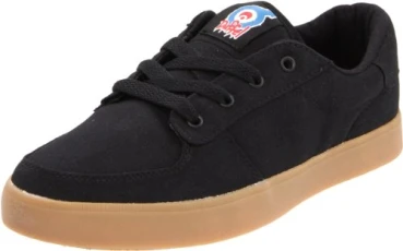 Men's Duffel VLC Skate Shoe,Black/Black/Gum Canvas,10 M US Men's Duffel VLC Skate Shoe,Black/Black/Gum Canvas,10 M US