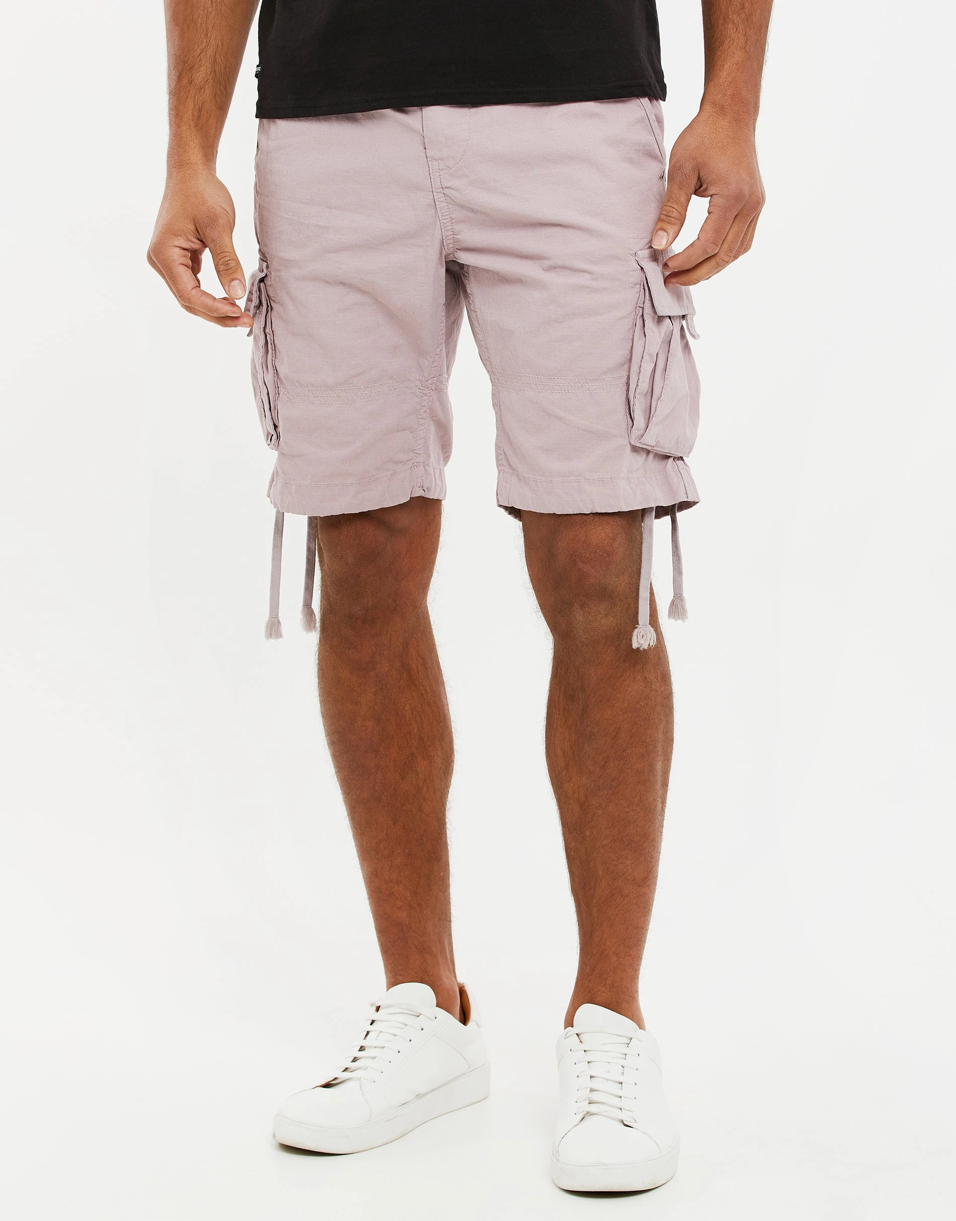 Men's Dusky Pink Cargo Shorts