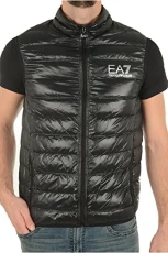 Mens EA7 Mens Quilted Gillet in Black - 2XL Mens EA7 Mens Quilted Gillet in Black - 2XL