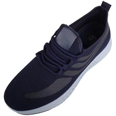 Mens Easy Slip On Sports Walking Running Gym Workout Sneakers Trainers - Navy - UK 9 / EU 43 Mens Easy Slip On Sports Walking Running Gym Workout Sneakers Trainers - Navy - UK 9 / EU 43